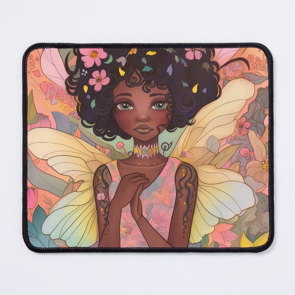 Item preview, Cute Fairy in the floral garden designed and sold by Red Witch Art.