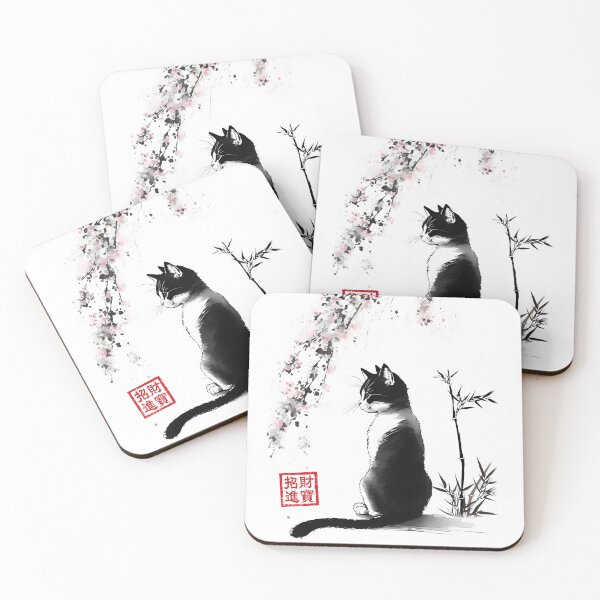 Item preview, Lucky Fortune Cat Painting  designed and sold by Blackstylez.