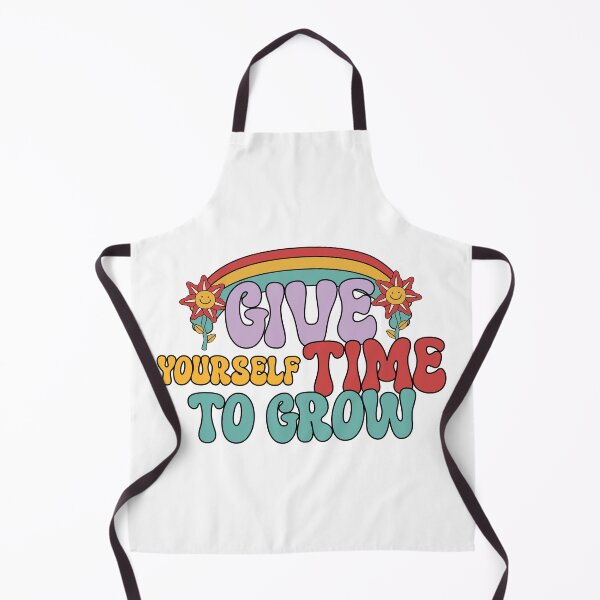Item preview, Copy of Give Yourself Time To Grow - Groovy Retro Flower Design designed and sold by ElLocoMus.