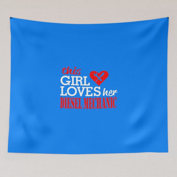 Item preview, This Girl Loves Her Diesel Mechanic! designed and sold by flipper42.