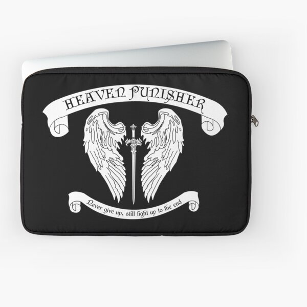White Heaven Punisher Emblem Laptop Sleeve