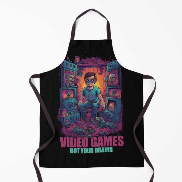Item preview, Video Games Rot Your Brains designed and sold by CyrilsDesigns.
