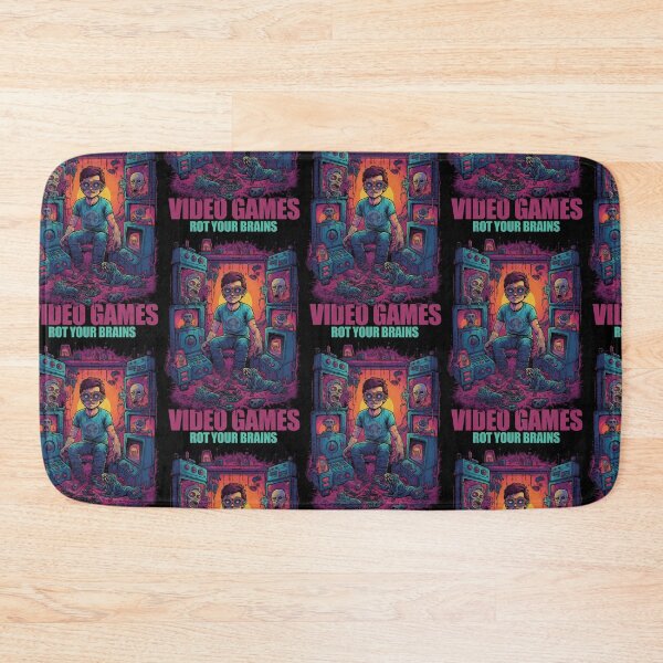 Item preview, Video Games Rot Your Brains designed and sold by CyrilsDesigns.