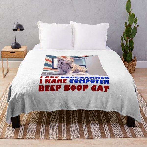 Item preview, Programmer Cat Beep Boop Coding designed and sold by Lychee Design.