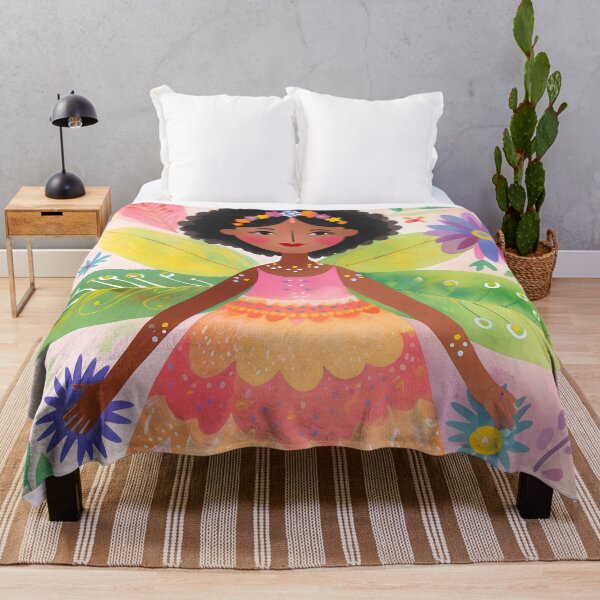 Item preview, Cartoon fairy in the flower garden designed and sold by Red Witch Art.