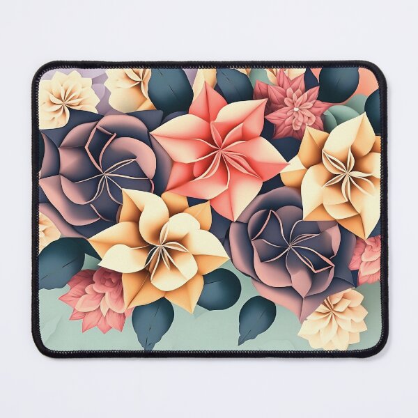 Item preview, Beautiful Colorful Geometric Flowers Design designed and sold by AdiRemba.