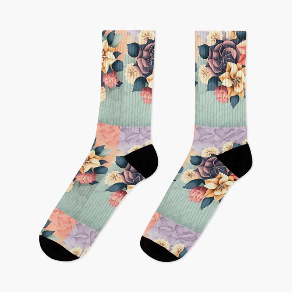 Item preview, Beautiful Colorful Geometric Flowers Design designed and sold by AdiRemba.