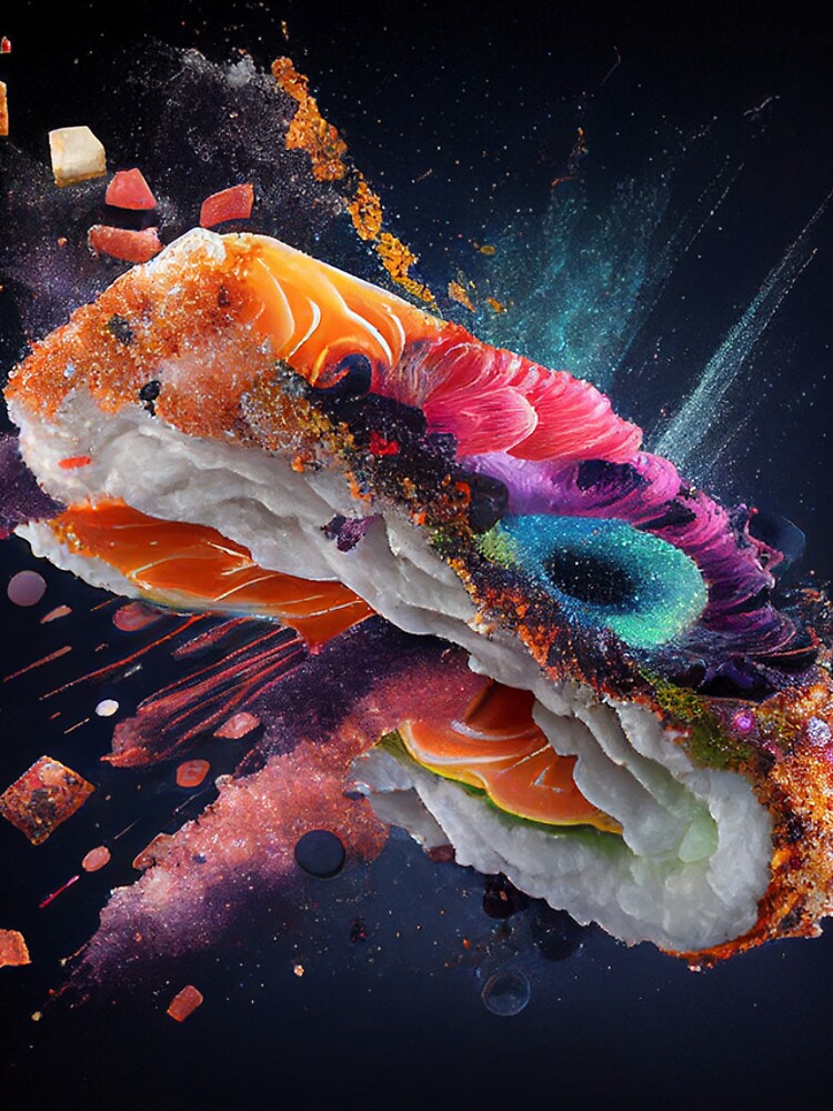 Thumbnail 4 of 4, iPhone Case, Exploding Sushi designed and sold by sheldon0701.