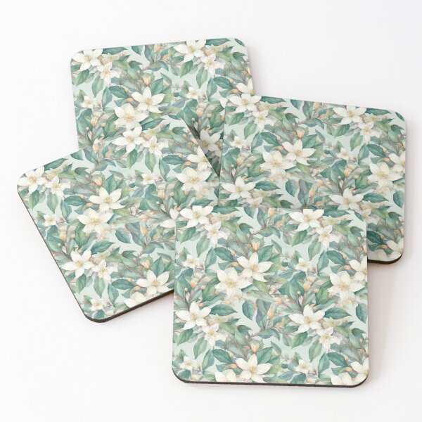 Item preview, Jasmine Watercolor Pattern Hand-drawn Handmade Kaleidoscope designed and sold by harmoneer.