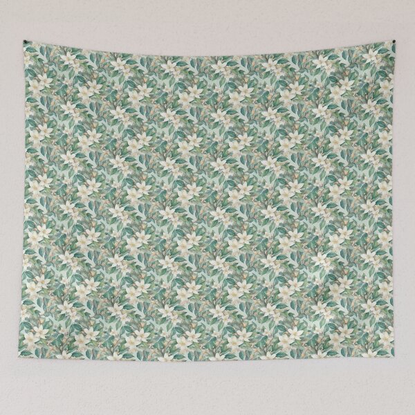 Item preview, Jasmine Watercolor Pattern Hand-drawn Handmade Kaleidoscope designed and sold by harmoneer.