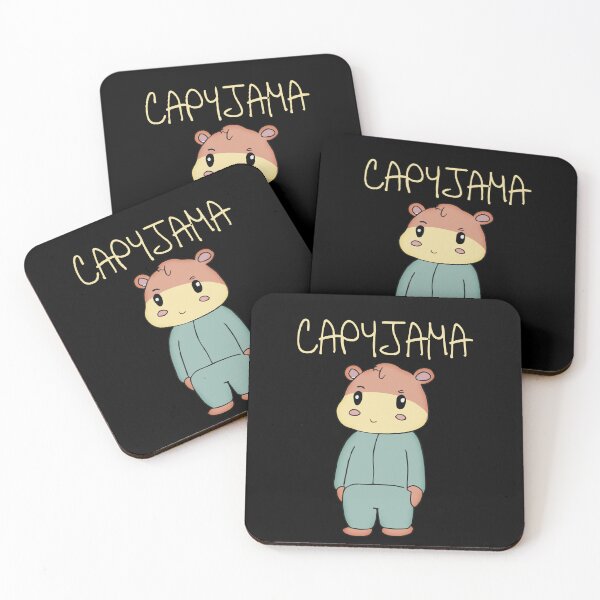 Item preview, Capybara Capyjama Funny Sleep Lazy Animal Wildlife Kapibara Gift designed and sold by TMelonShop.