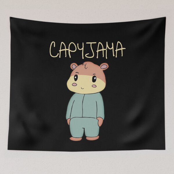 Item preview, Capybara Capyjama Funny Sleep Lazy Animal Wildlife Kapibara Gift designed and sold by TMelonShop.