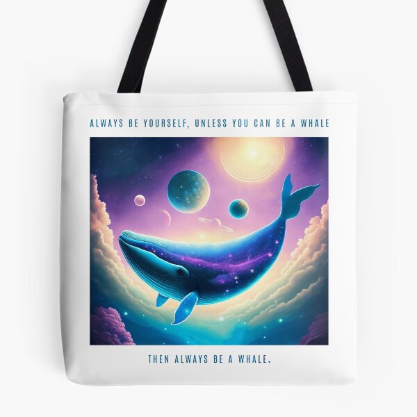 Item preview, Always Be A Whale designed and sold by Seljomoon.