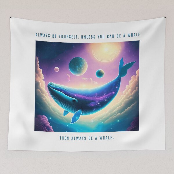 Item preview, Always Be A Whale designed and sold by Seljomoon.