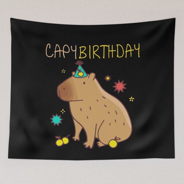 Item preview, Capybara Capy Birthday Funny Animal Wildlife Kapibara Gift designed and sold by TMelonShop.