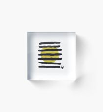 Bumble Lines Acrylic Block