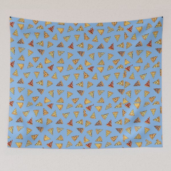 Item preview, Pizza Party! Quirky funny food pizza slices  designed and sold by incurablehippie.