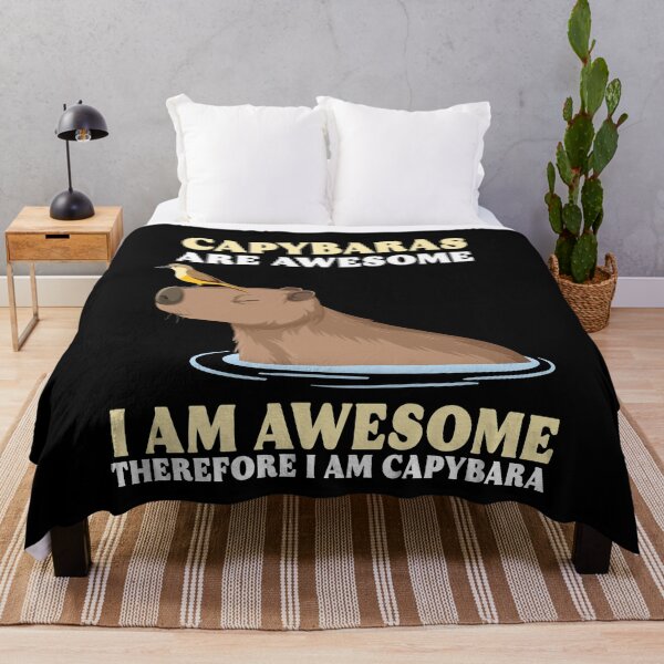 Item preview, Capybaras Are Awesome I Am Awesome Therefore I Am Capybara Gift designed and sold by TMelonShop.