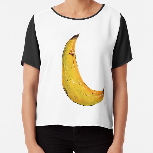 Banana Nose Chiffon Top