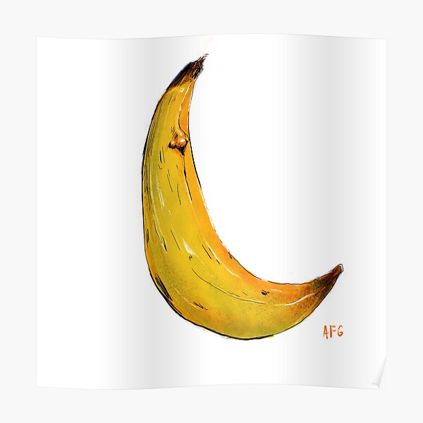 Banana Nose Poster