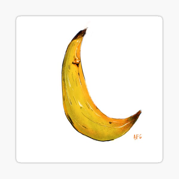 Banana Nose Sticker