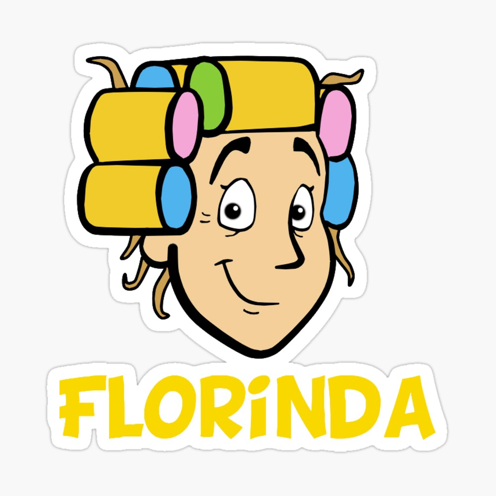 Dona Florinda/Mrs. Worthmore headshot El Chavo del ocho animado | Sticker