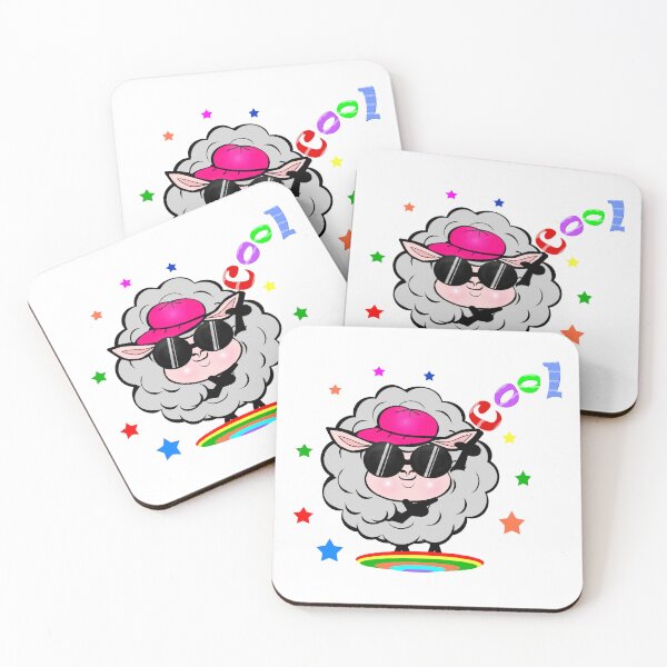 Item preview, Cool Sheep  designed and sold by Shirley cute art .