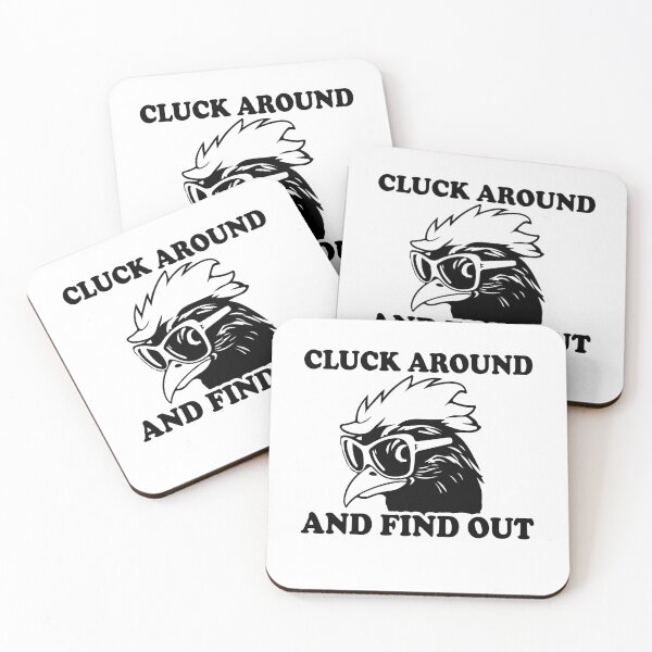 Item preview, Cluck Around And Find Out Funny Chicken Rooster Farm Life Gift designed and sold by TMelonShop.