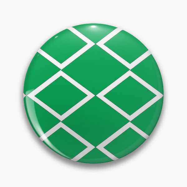 Item preview, Green White Diamond Geometric Pattern designed and sold by Nisha Prabhu.