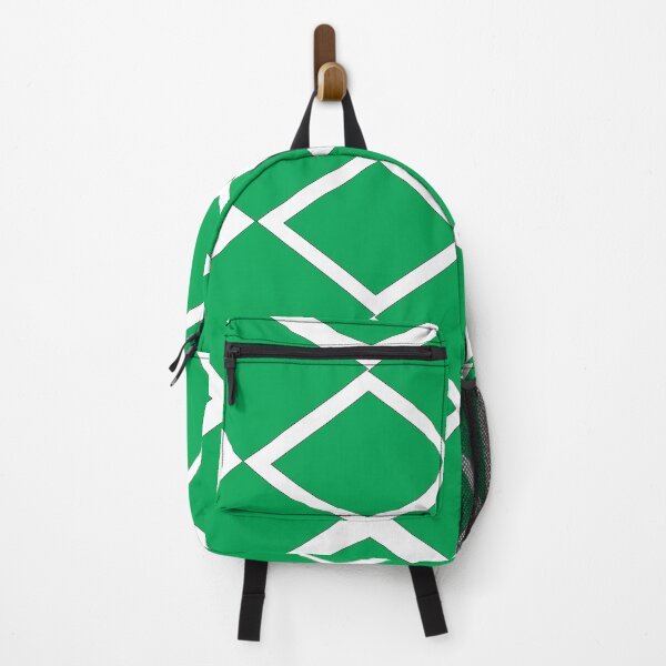 Item preview, Green White Diamond Geometric Pattern designed and sold by Nisha Prabhu.