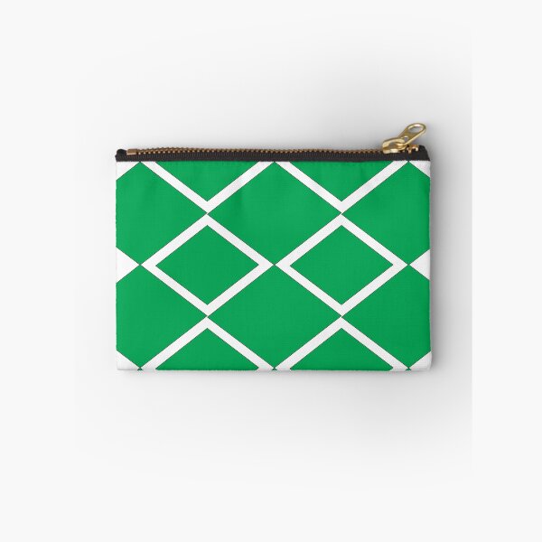 Item preview, Green White Diamond Geometric Pattern designed and sold by Nisha Prabhu.