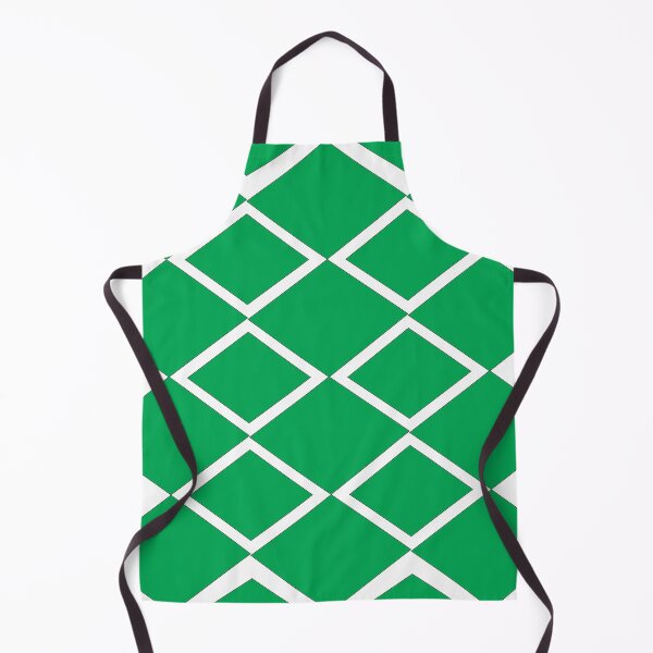 Item preview, Green White Diamond Geometric Pattern designed and sold by Nisha Prabhu.