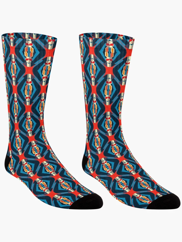 Thumbnail 3 of 5, Socks, Cool Rabbit Pattern designed and sold by theWeppen.