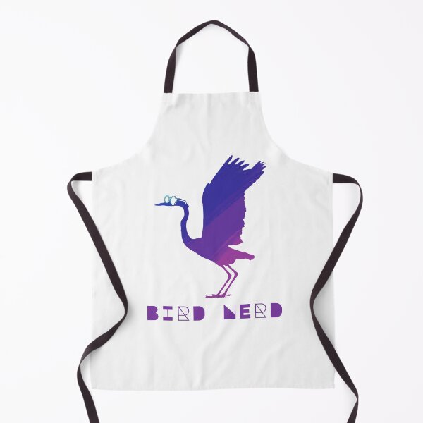 Item preview, Bird Nerd Funny Heron with Glasses Colorful Silhouette designed and sold by rosaliemillen.