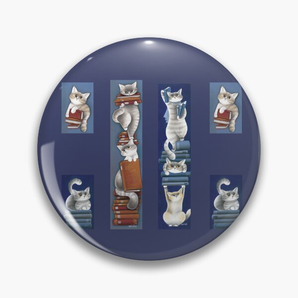 Item preview, Book-Loving Cats: eight perfect Bookplates Stickers for cat lovers designed and sold by gatteria.