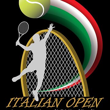 Cool 2023 Italian Open Tennis Tournament Design Essential T-Shirt for Sale  by wahyuni