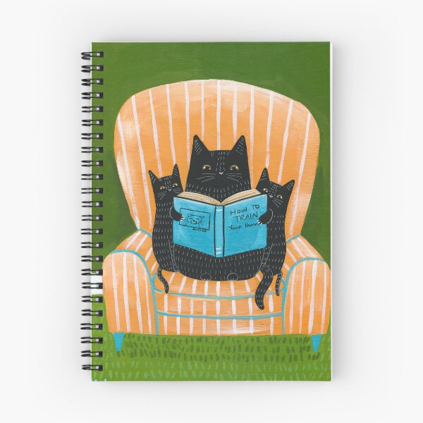 Item preview, Reading Cats designed and sold by KilkennyCat Art.
