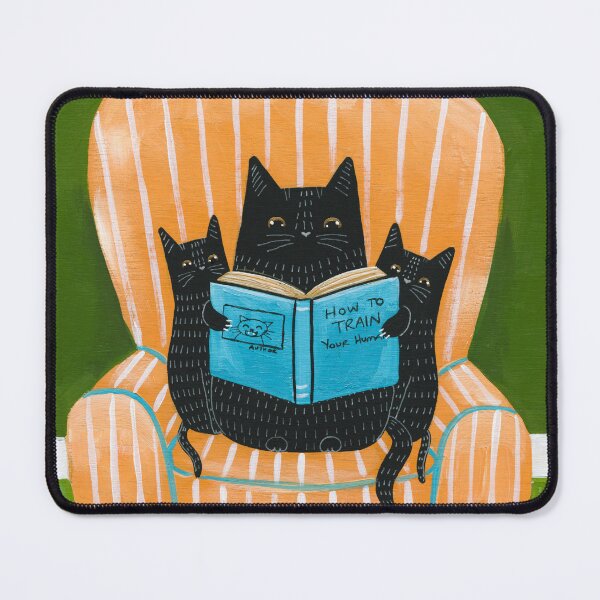 Item preview, Reading Cats designed and sold by KilkennyCat Art.