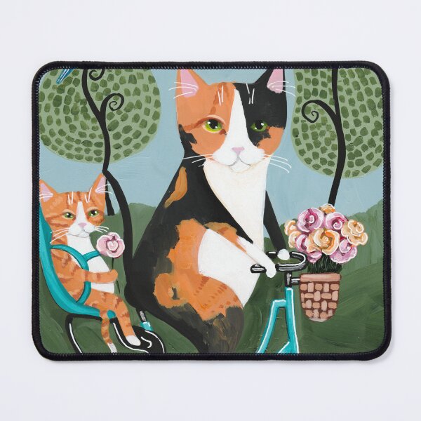 Item preview, Paseo en bicicleta por el día de la madre designed and sold by KilkennyCat Art.