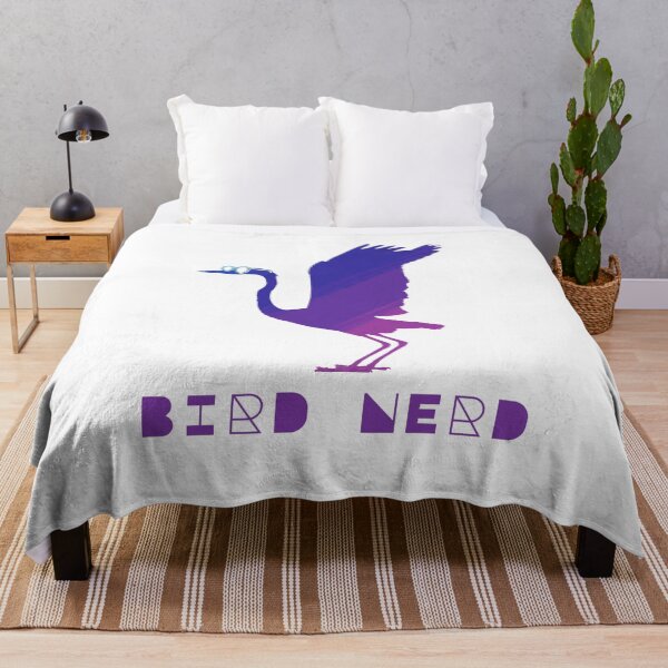 Item preview, Bird Nerd Funny Heron with Glasses Colorful Silhouette designed and sold by rosaliemillen.