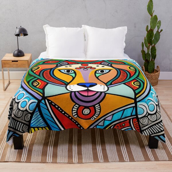 Item preview, Furry Friends in Madhubani Style dog designed and sold by DogBook.