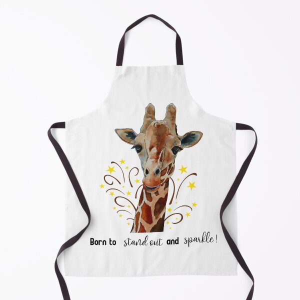 Item preview, Cute giraffe Born to stand out and sparkle watercolor designed and sold by wejollydigitals.