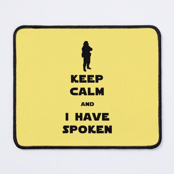 Item preview, Keep Calm and I Have Spoken [black] designed and sold by XFchemist-Art.
