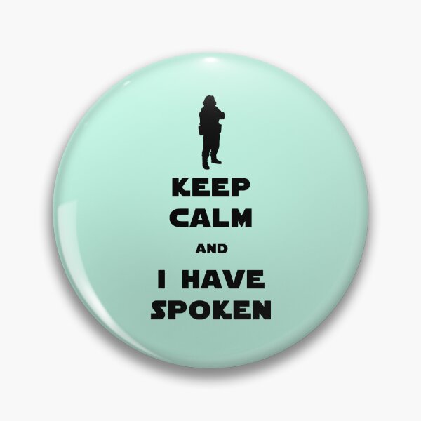 Item preview, Keep Calm and I Have Spoken [black] designed and sold by XFchemist-Art.