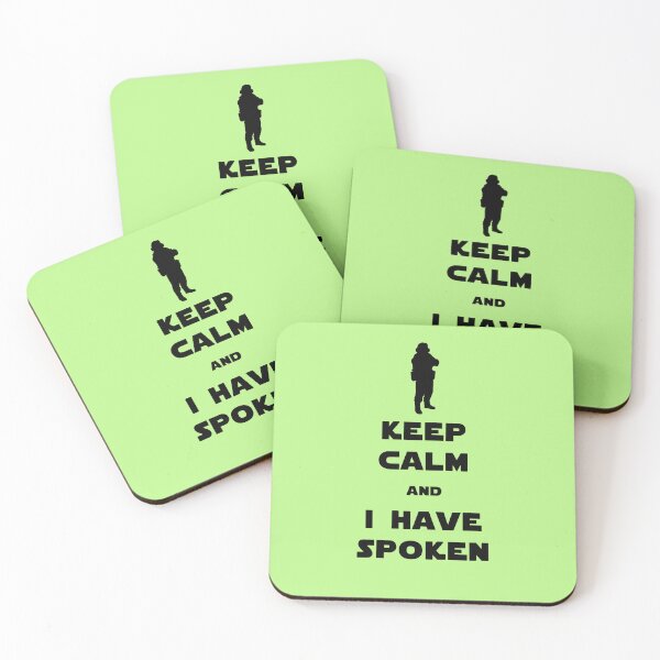 Item preview, Keep Calm and I Have Spoken [black] designed and sold by XFchemist-Art.