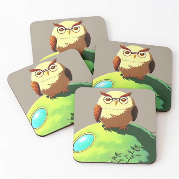 Item preview, Funny Owl Sitting on a Sphere house, Owl house watching  designed and sold by Emyku.