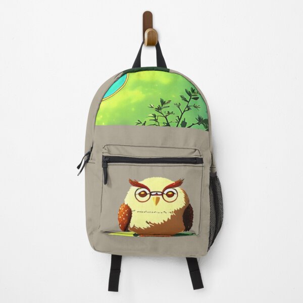Item preview, Funny Owl Sitting on a Sphere house, Owl house watching designed and sold by Emyku.