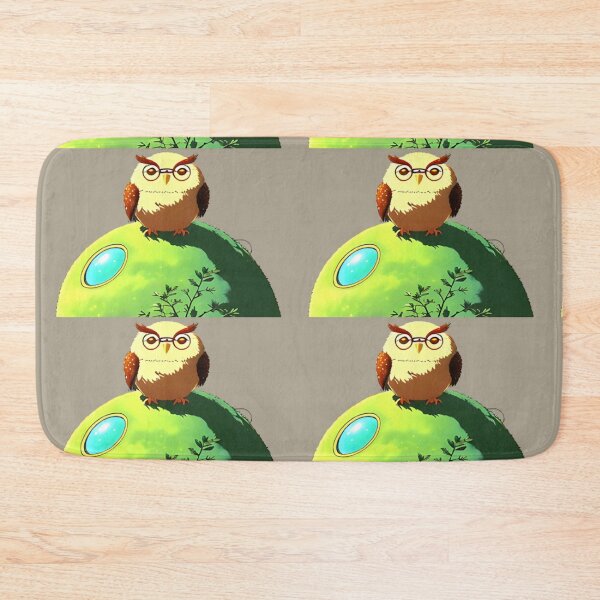 Item preview, Funny Owl Sitting on a Sphere house, Owl house watching  designed and sold by Emyku.