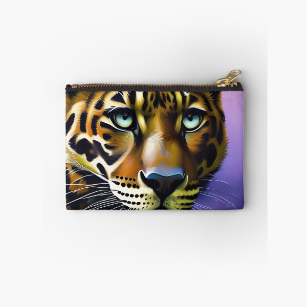 Artikelvorschau, Leopardenportrait, pastos, Ai Generated Art entworfen und verkauft von ACC .