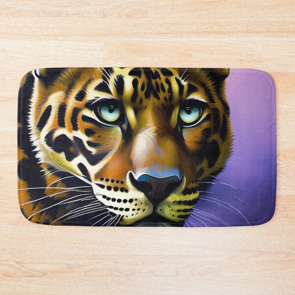 Artikelvorschau, Leopardenportrait, pastos, Ai Generated Art entworfen und verkauft von ACC .